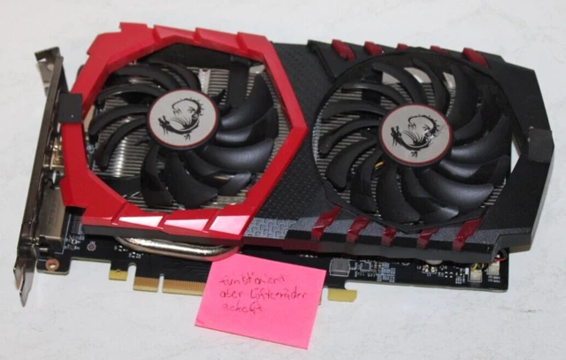 GRAFIKKARTE MSI NVIDIA GeForce GTX 1050 Ti, GAMING X, 4GB, GDDR5, HDMI ...