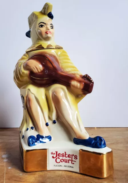 Ezra Brooks 1971 Jesters Court Lounge Tanque Verde Rd Tucson AZ Whiskey Decanter