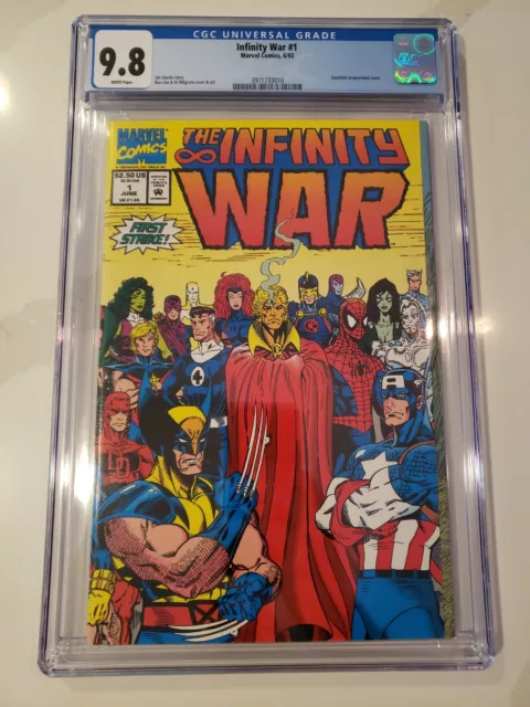 Infinity War 1 CGC 9.8 Marvel Comics 1992