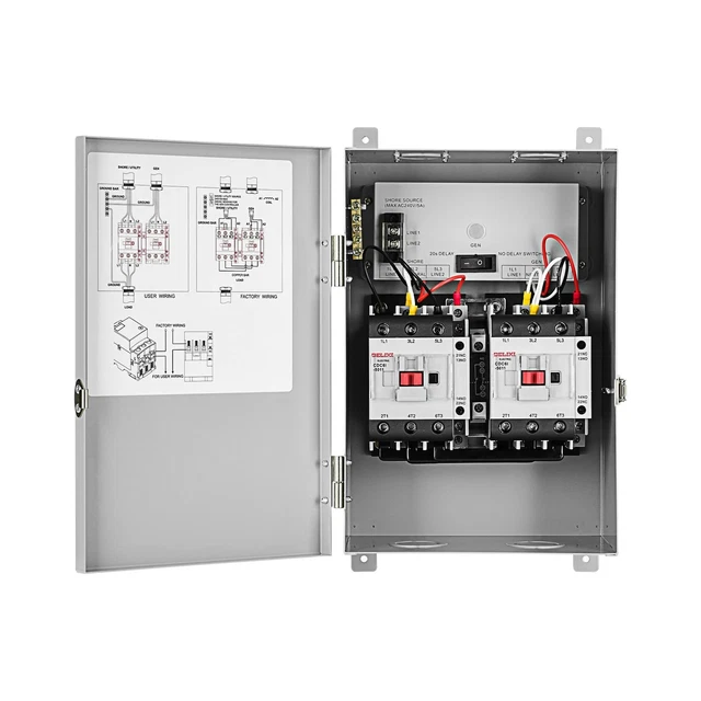 RV TRANSFER SWITCH, Briidea Automatic Transfer Switch 50 Amp Applied to