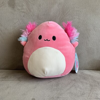 squishmallow axolotl pink