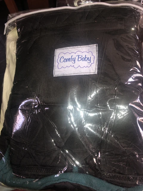 Comfy Baby Toddler Bunting Bag Black & Green Stroller Car Seats Warm Cozy New
