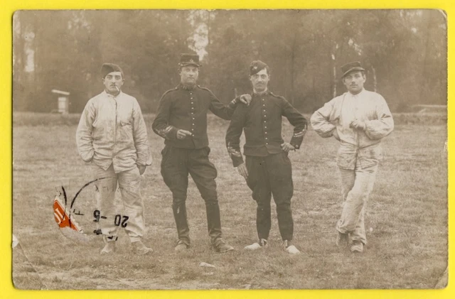 cpa France Carte Photo de 1914 MILITAIRES SOLDATS CAPORAUX du 31e Régiment