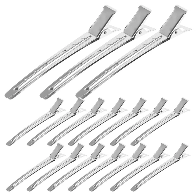 20 un. clips de peinado de metal clips de garra de cabello clips clip de pato
