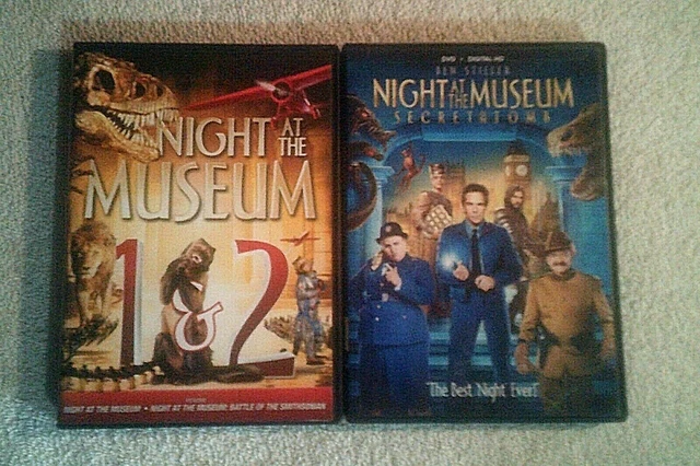 NIGHT AT THE MUSEUM 1 2 3 Trilogía 3-Películas DVD Triple ...