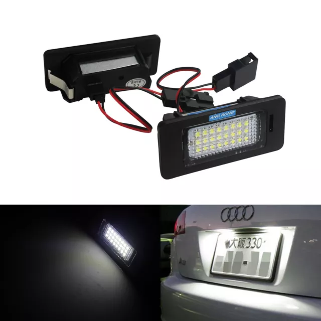 Blanc Eclairage de plaque LED VW Golf VI Jetta Passat Variant Touran Sharan Seat