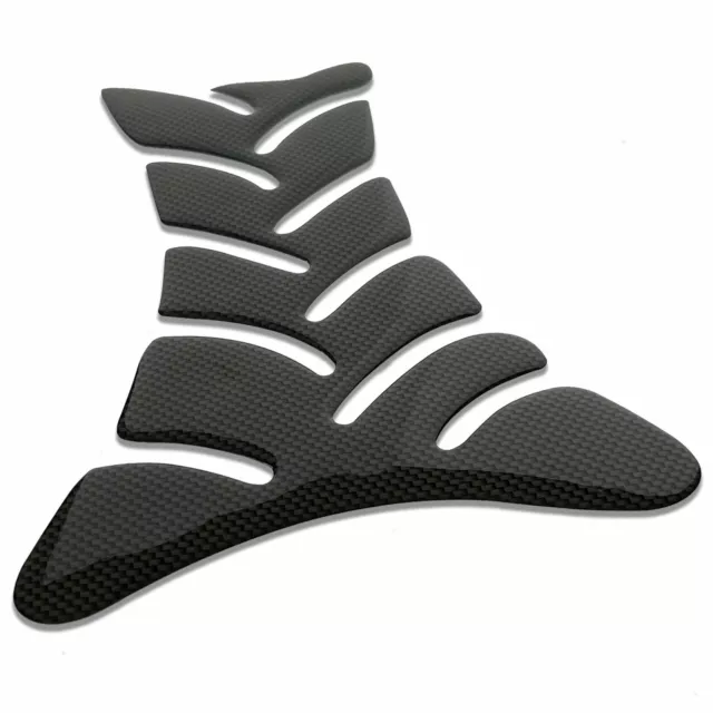 Premium Motorcycle Tank Pad Sticker Protector Thick Gel Vinyl Carbon Fiber Look