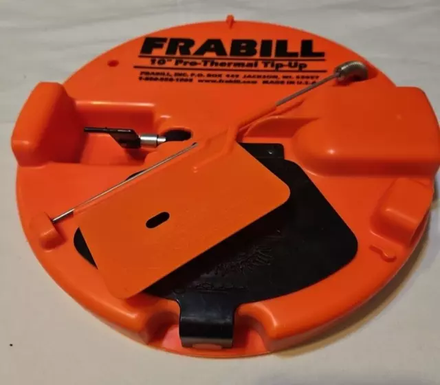 FRABILL 1664 CLASSIC Hard Wood Tip-Up Wooden Ice Fishing Trap NEW (no box)  $30.00 - PicClick