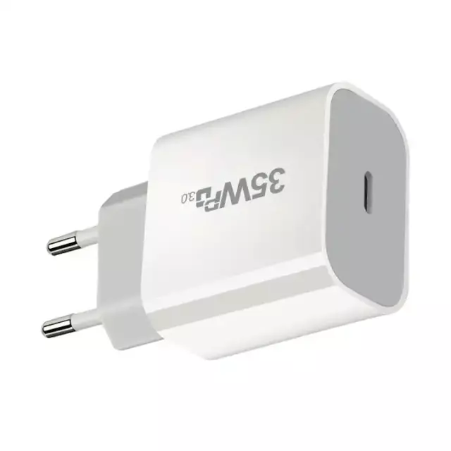 USB-C Netzteil PD 35W Schnell Ladegerät Adapter QC3.0 Netzadapter mit Kabel 6A