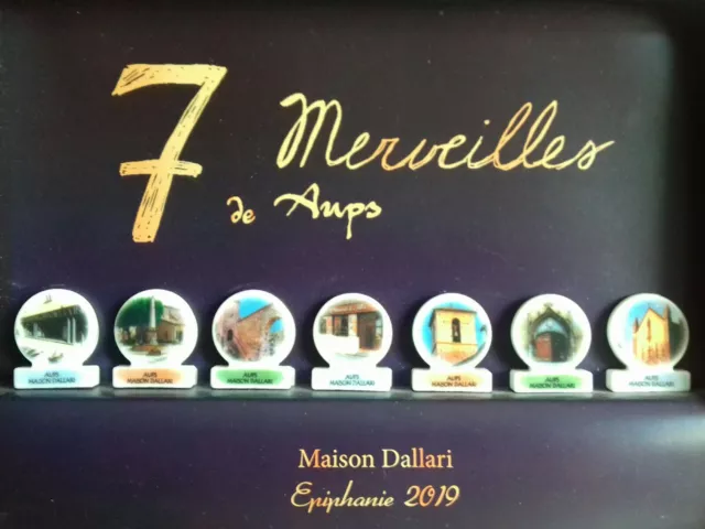 Fève Coffret Exceptionnel Les 7 Merveilles De Aups Maison Dallari 2019