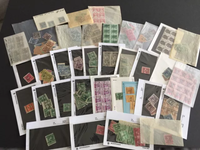 US STAMPS Amazing Lot of Precanceled Stamps Singles, Pairs, Blks, Etc MINT/USED