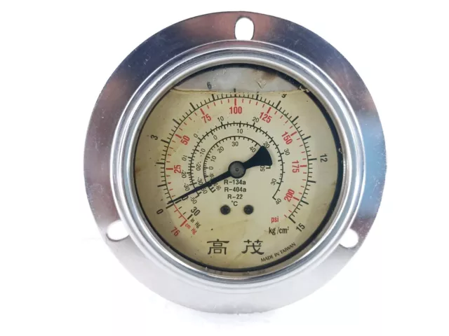 Safe Ae-Af Pressure Gauge 2.5'' Range: 76 To 15 Kg/Cm2/ 30 To 200 Psi