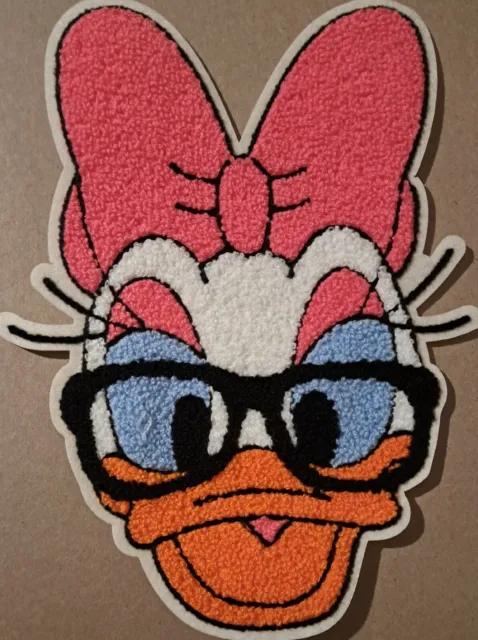 Daisy Duck 10" chenille sew on patch