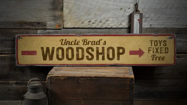 shop Arrow, Custom smith Name Gift - Rustic Distressed Wood Sign