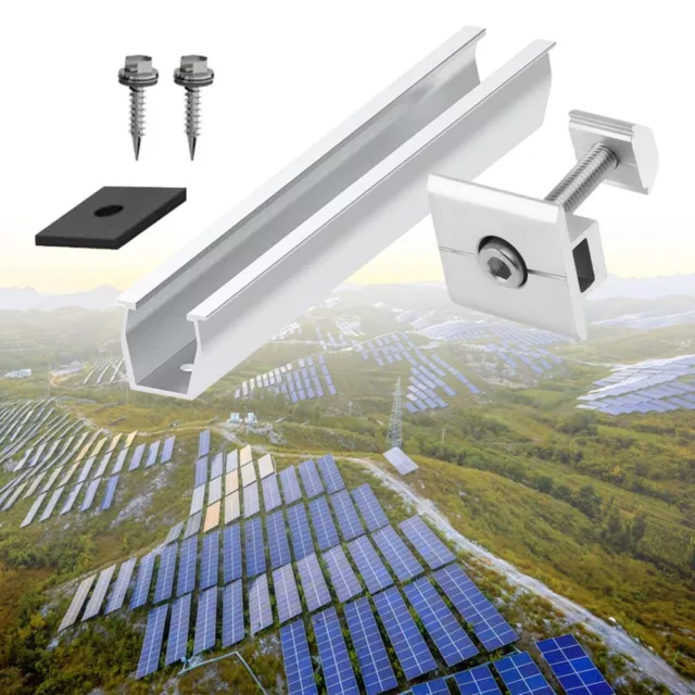 Photovoltaik Befestigungssystem Trapezblech 20CM+35MM Alu Solarpanel Halterung