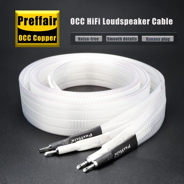 ELF Custom Cables – Silver Surfer OCC Speaker Cable 6ft With Banana Plugs – Premium Audio 9 thumbnail image