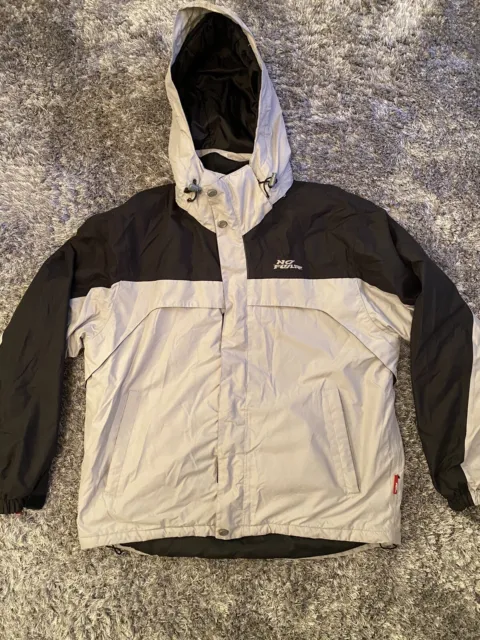 Vintage No Fear Hooded Jacket Mens XL Full Zip Snowboarding Ski  Y2K