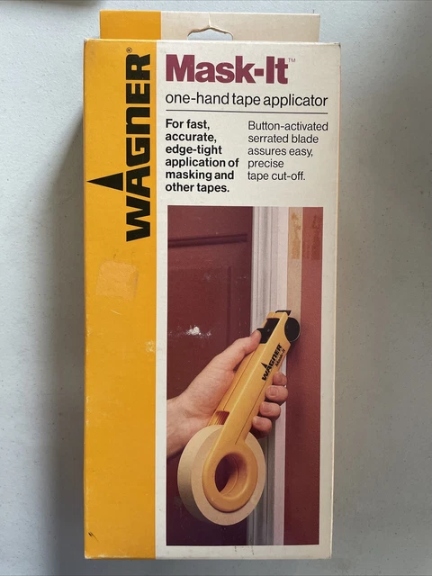 Wagner Mask-It one-handed masking tape applicator for 1 inch wide rolls NOS