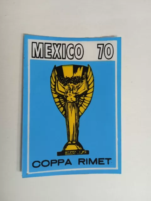 Figurina Mexico 70 Panini Scudetto Fuori Raccolta Coppa Rimet Con Velina