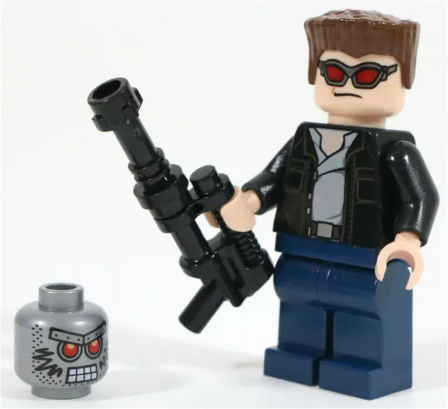 LEGO TERMINATOR MACHINE Gaming Minifigure Figure Robot Made Of