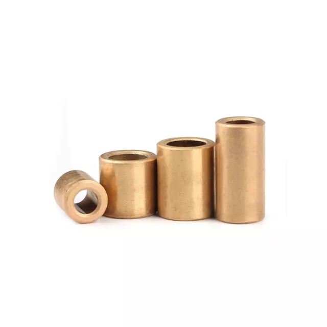 Powder Metallurgy Oil Bearing Copper Sleeve / Brass Shaft Sleeve M3-M60 3