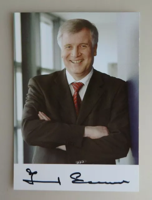 Autogramm Horst Seehofer CSU Politiker MdB Ministerpräsident (72872)