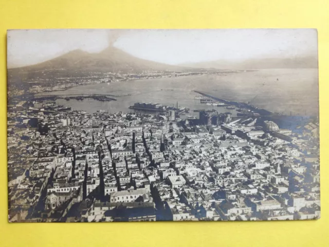 CPA ITALIE NAPOLI BAIE de NAPLES Panorama preso da S. MARTINO Volcan VESUVE