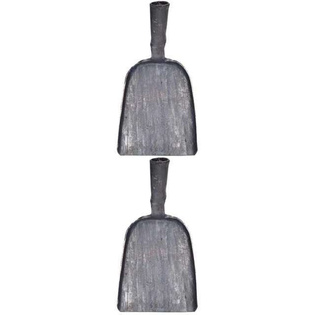 2 Pieces Hand Kitchen Sand Shovels Metal Fire Sweep Dust