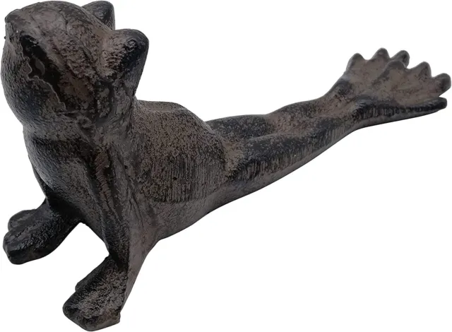 Comfy Hour Antique and Vintage Animal Collection Cast Iron Door Stopper - Yoga