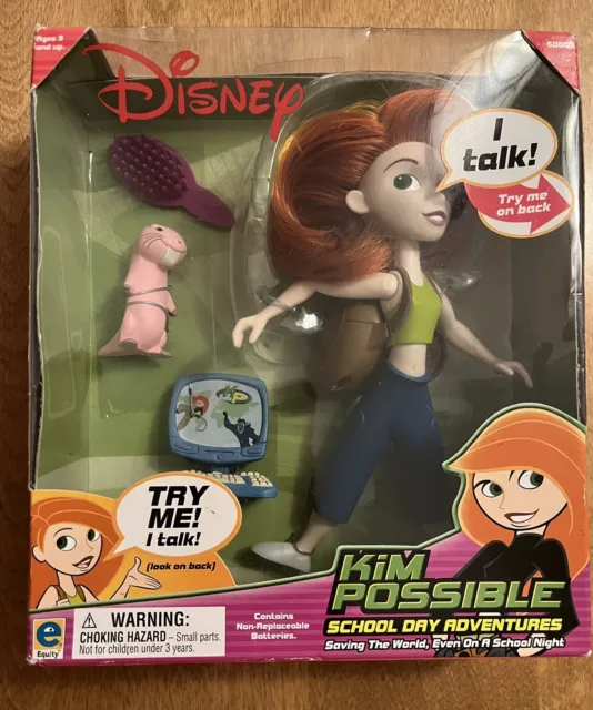 Disney Kim Possible School Day Adventures Talking Doll NIB