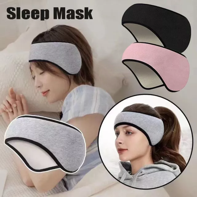Three Layers Polyester Sleep Mask Sleeping Relaxing Blackout Mask Ear Muffs
