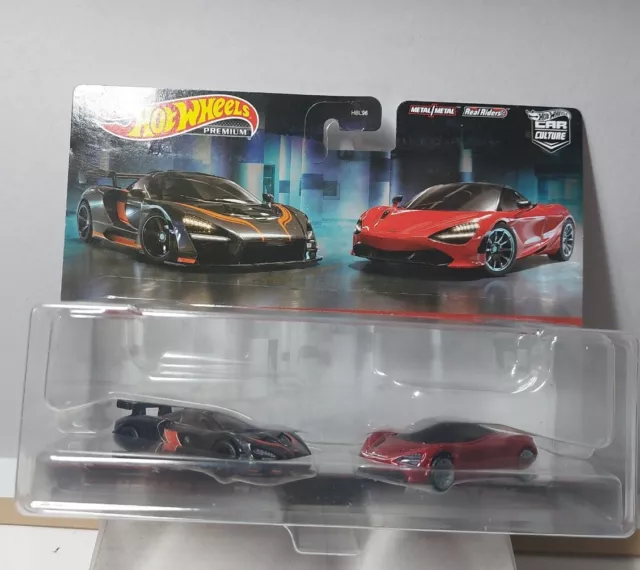 Hot Wheels 1/64 🇨🇵 McLaren senna + McLaren 720S -2pack car culture 2023