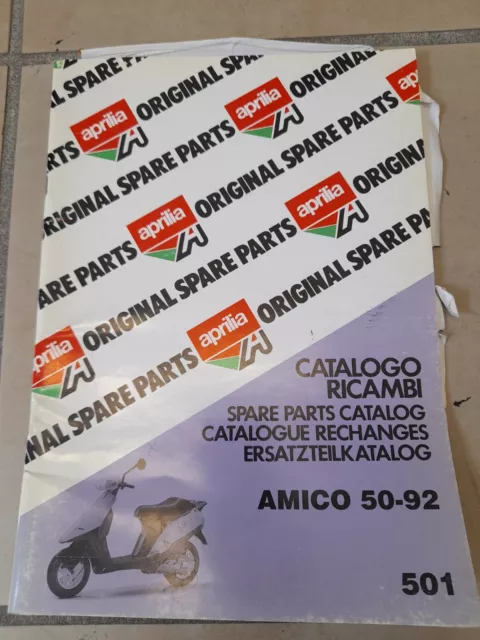 Aprilia Catalogo Ricambi Originale Scooter Amico 50 1992