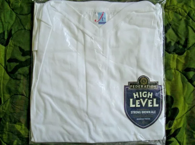 High Level Strong Brown Ale Federation Brewery Nos Promo T Shirt Size Xl Unused