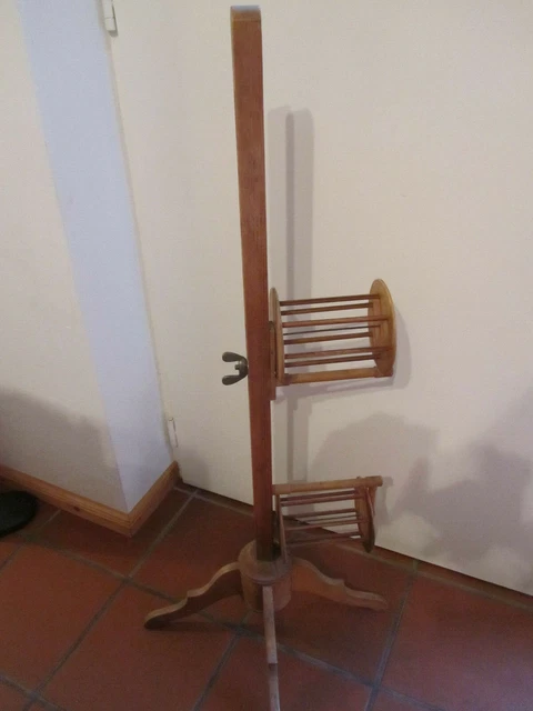 Haspel Garnhaspel Garnwickler Antik Spinnen Spinnrad Weben Webstuhl Stricken Hob