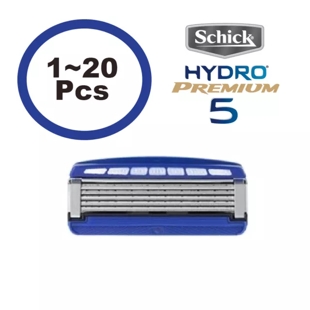 Schick Hydro 5 PREMIUM Razor Blades Refill Cartridges 1PCS ~ 20PCS