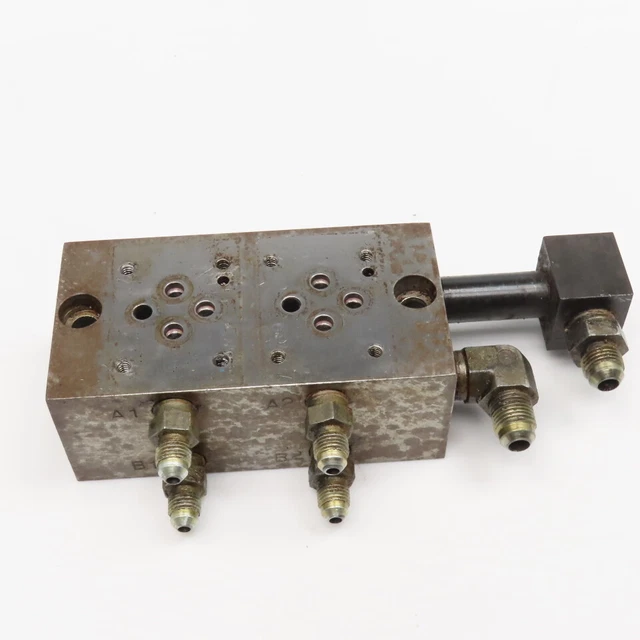 DG4V 2 Valve Hydraulic Manifold 10 Port