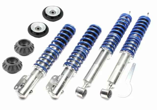 TA Technix Kit Sospensione Coilover + 4X Domlager (Anteriore + Ha) Per VW Golf 3