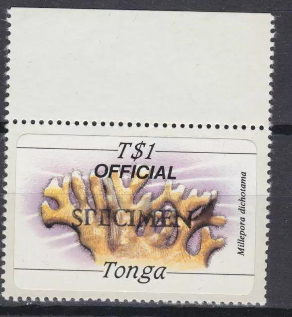 Tonga Dienst 234 B postfr./mnh Koralle coral SPECIMEN -07711