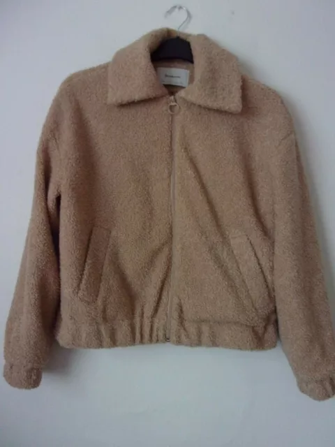 Stradivarius clearance teddy jacket