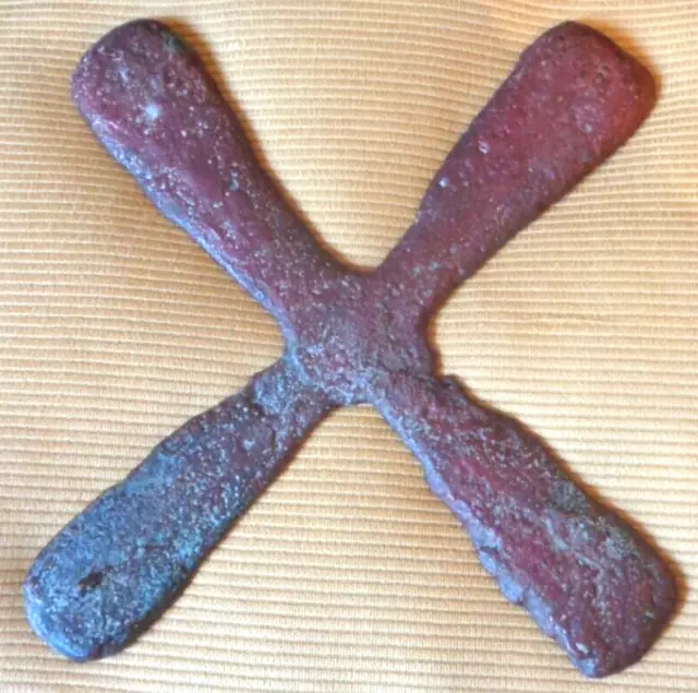 Very Rare Xvii Century Angola Huge Cruzeta