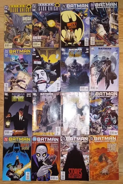Batman Legends Of The Dark Knight # 91 scattered thru 210..set of 16 DC Comics