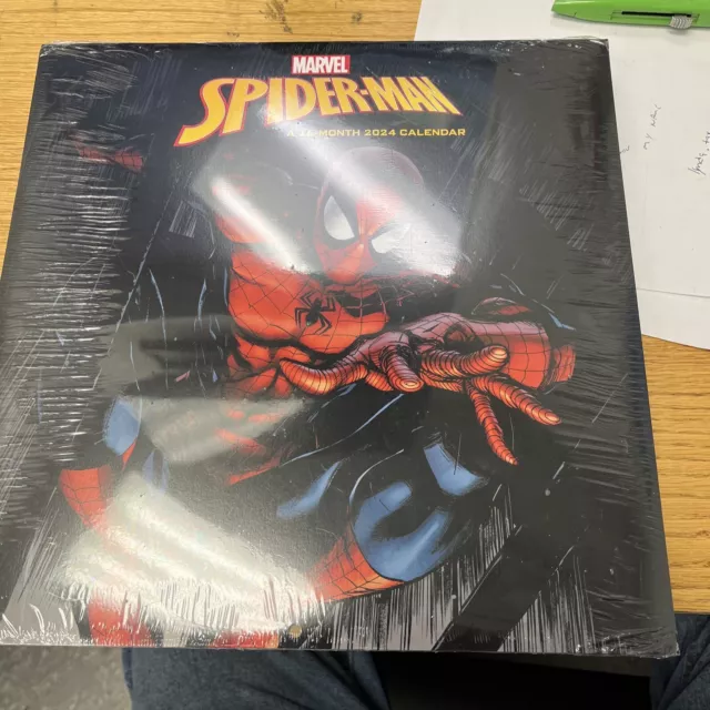 TRENDS INTERNATIONAL MARVEL SpiderMan 2025 12 x 12 Wall Calendar w 14