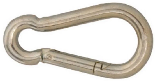 Campbell Zinc-Plated Steel Spring Snap 200 lb. cap. 3.22 in. L (Pack of 20)