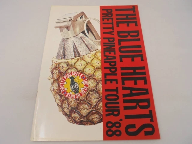 [THE BLUE HEARTS Tour Pamphlet] BLUE HEARTS PRETTY PINEAPPLE TOUR '88 £ ...