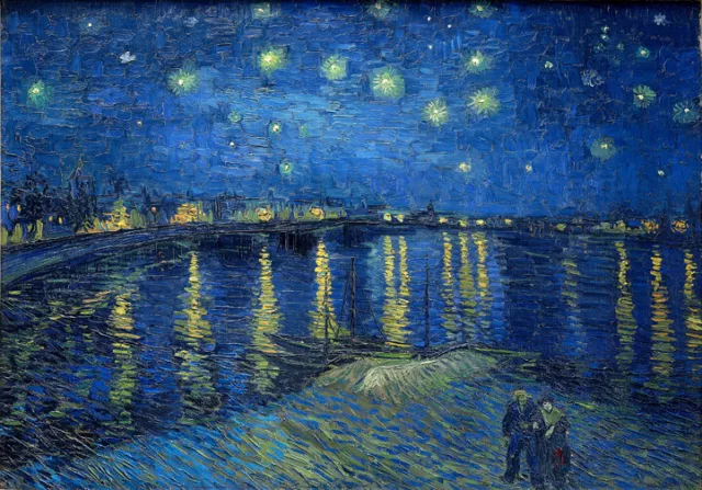 VINCENT VAN GOGH * Starry Night * QUALITY CANVAS ART PRINT