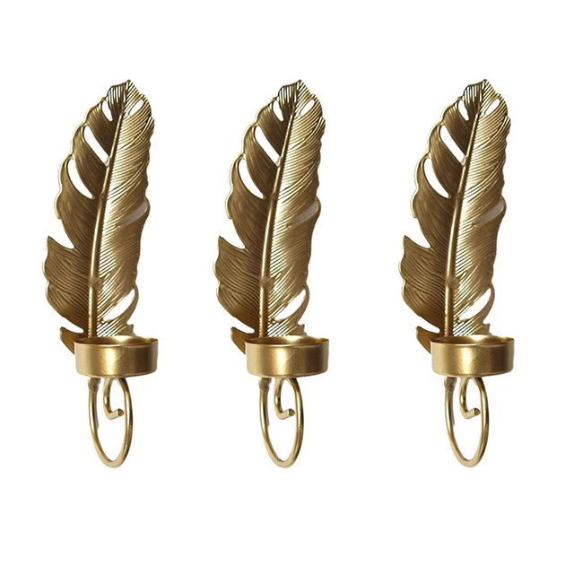 Robuste Wandhalterung Kerzenhalter perfekt für Hochzeit Party Dekor 3er Set
