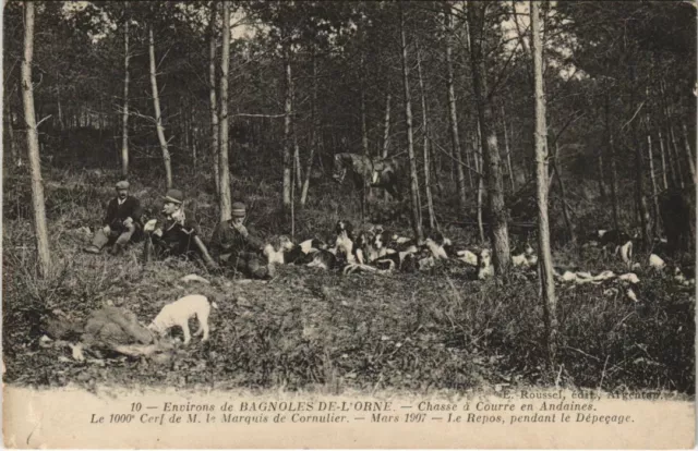 CPA Bagnoles de l'Orne-Chasse a Courre en Andaines (138411)