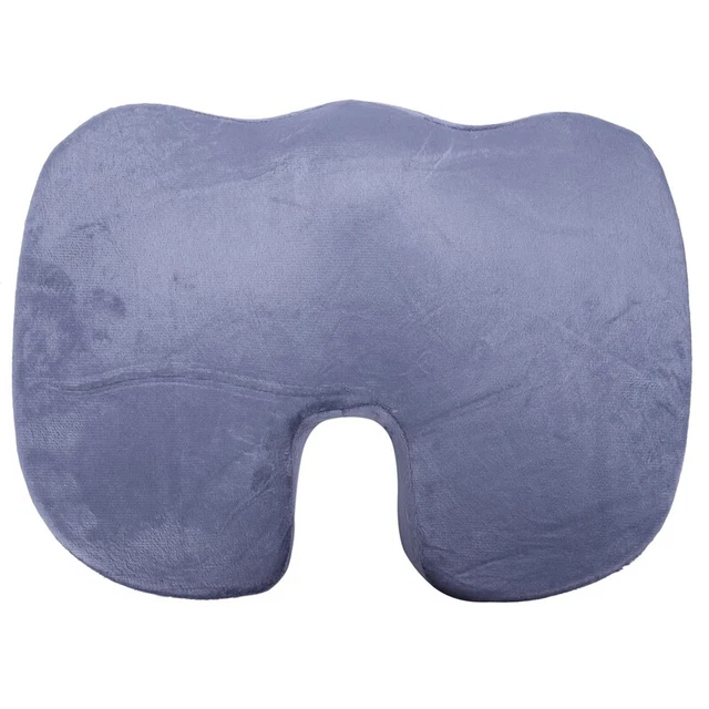 Cuscino Da Seduta Ortopedico Gonfiabile - Per Sollievo Da Sciatica, Mal Di Schiena E Postura, Grigio - Foto 11