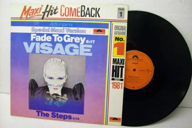 12" Visage---Fade To Grey (Reissue/Maxi Hit Come Back) (Nm)